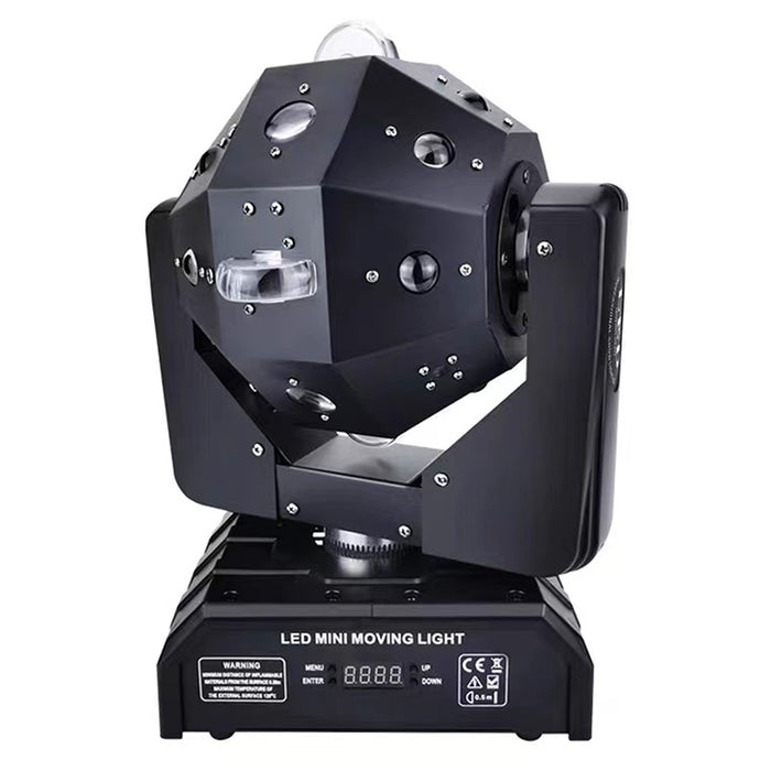 Laser Moving Head Light Beam Strobe Football DMX DJ Disco Ball for Nightclub Party RGBW 3In1 LED Professional Stage Light