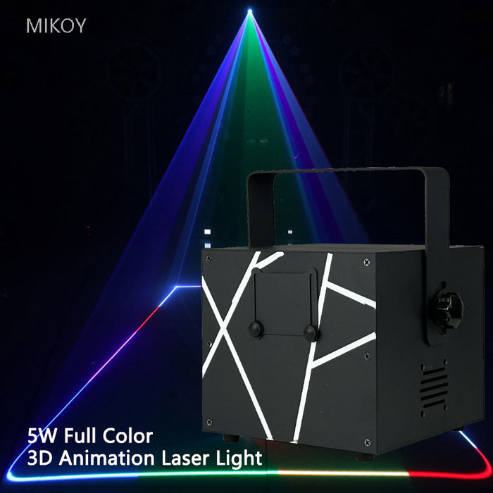 laser projector RGB 5w ilda 制御 ILDA 5W RGB Animation Laser Projector - 10W DJ Party Lights with