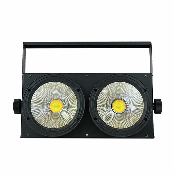 LED COB 2eyes 2x100W Blinder Lighting DMX Stage Lighting Effect DMX Controller Club Show Night DJ Disco,Stage Lighting