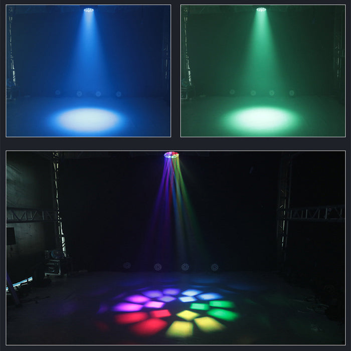 19x15W RGBW LED Bee Eye Beam Focusing Dyed Moving Head Light For DJ Disco Bar Nightclub Christmas Performance Stage Lighting