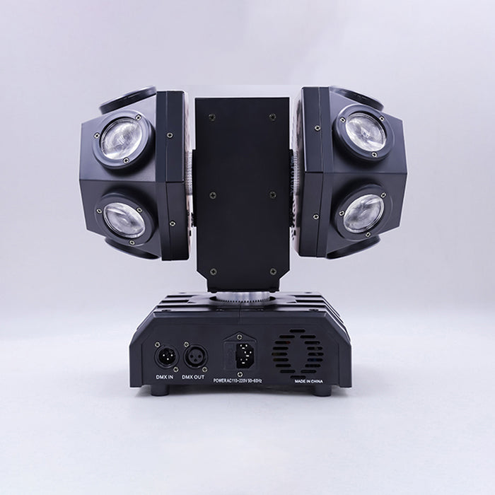 12 x 10W Super Beam Led Moving Head Laser Light With Double Ball / 120W RGBW KTV Dance Hall Bar Stage Disco Moving Head Light