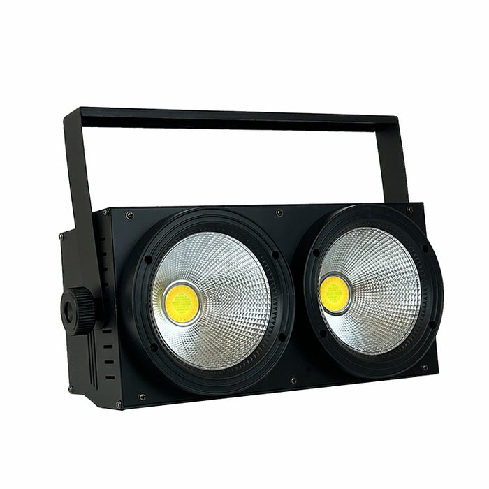 LED COB 2eyes 2x100W Blinder Lighting DMX Stage Lighting Effect DMX Controller Club Show Night DJ Disco,Stage Lighting