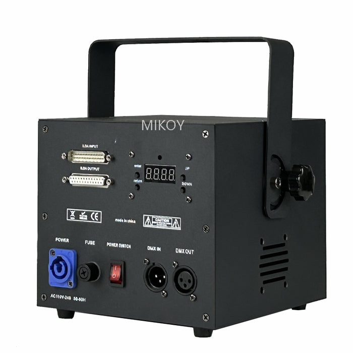 5W full color laser light ILDA 3D animation scanner RGB stage