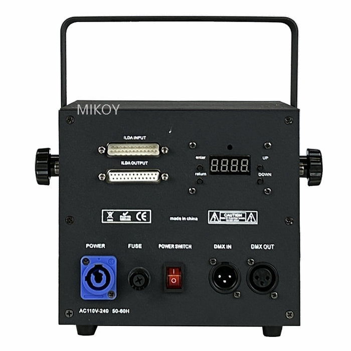 5W full color laser light ILDA 3D animation scanner RGB stage